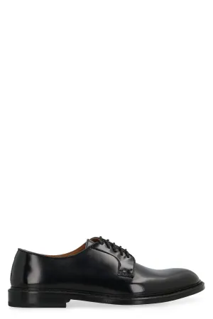 Leather lace-up shoes