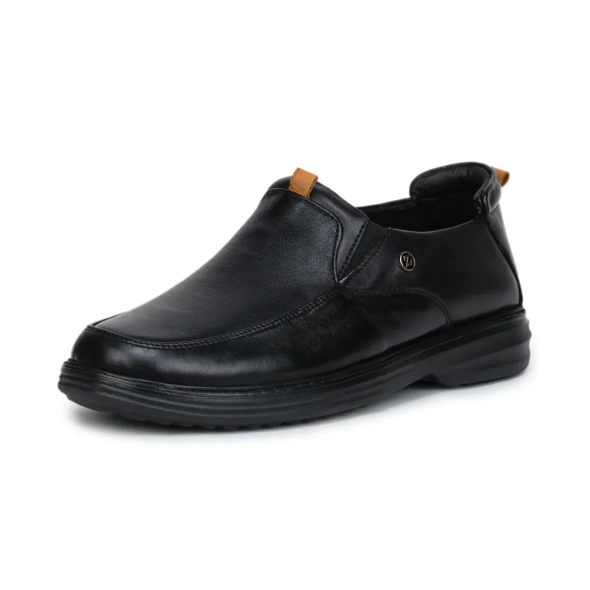 Leather Loafers for Men 4511 | Slip-On Shoes with TPR Sole