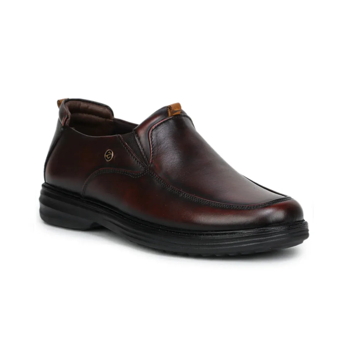 Leather Loafers for Men 4511 | Slip-On Shoes with TPR Sole