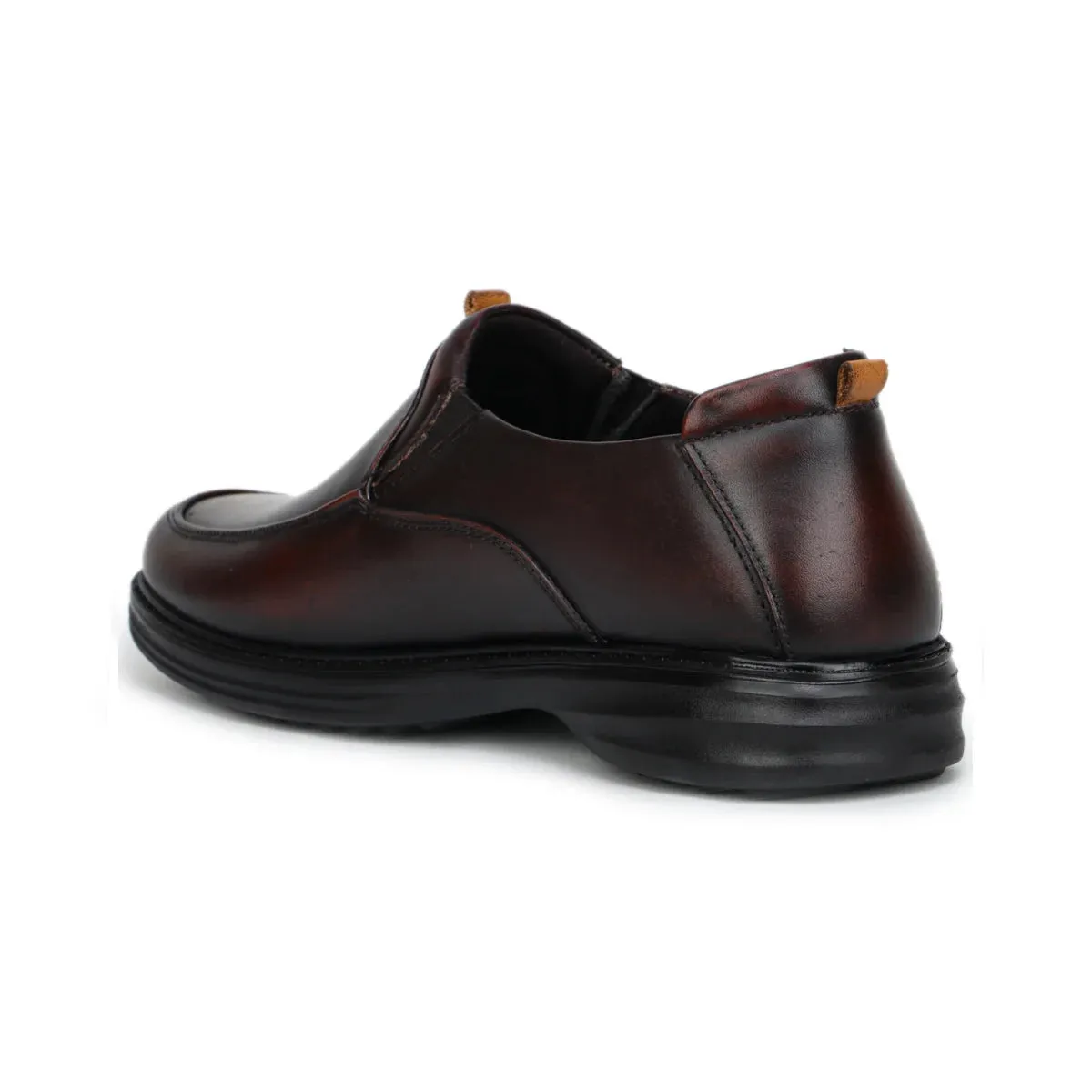 Leather Loafers for Men 4511 | Slip-On Shoes with TPR Sole