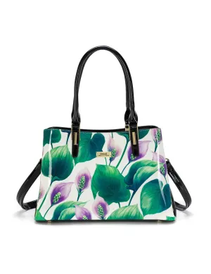 LILIANA TRIPLE COMPARTMENT LEATHER BAG- SN78-0378-SALE