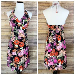 Lilly Pulitzer White Label Floral Halter Dress