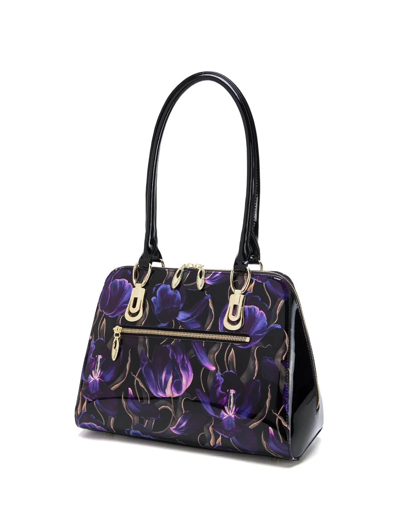 LISSE LGE PATENT LEATHER HANDBAG-SF37-7573- NEW IN
