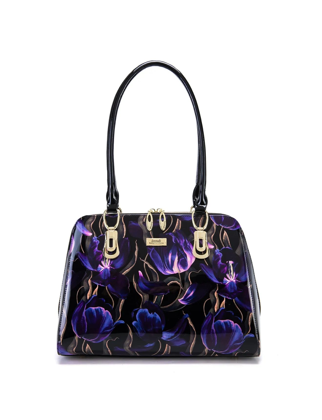 LISSE LGE PATENT LEATHER HANDBAG-SF37-7573- NEW IN