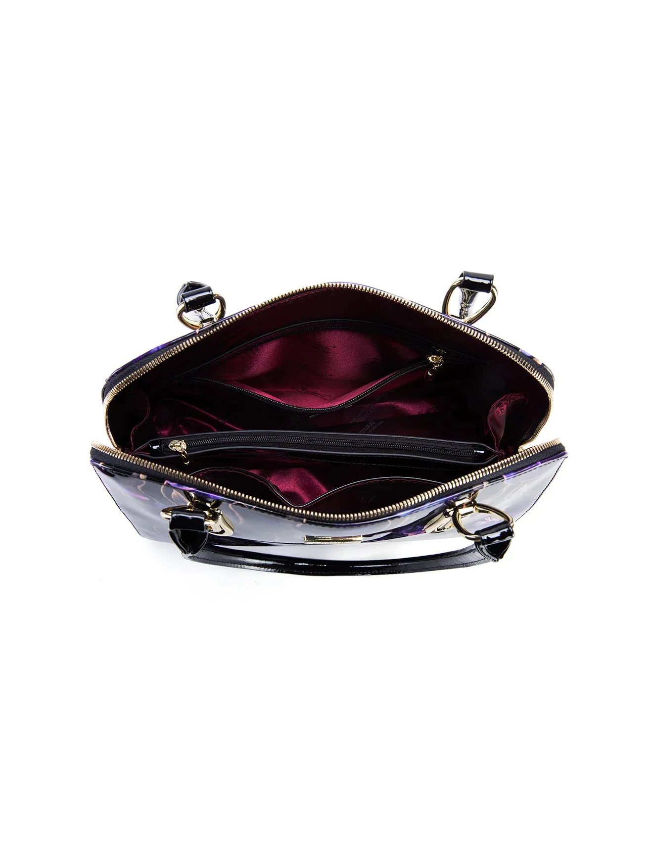 LISSE LGE PATENT LEATHER HANDBAG-SF37-7573- NEW IN