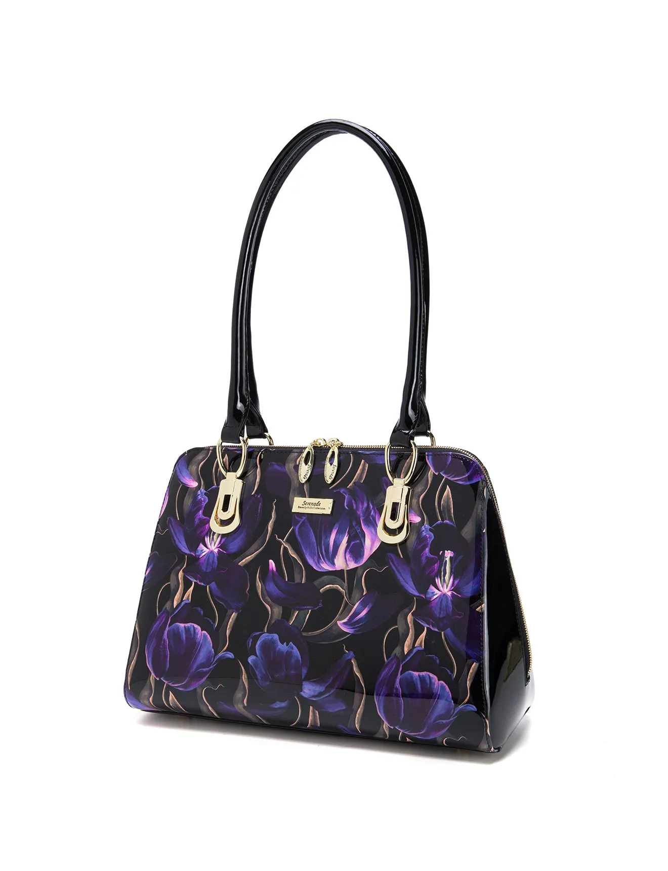 LISSE LGE PATENT LEATHER HANDBAG-SF37-7573- NEW IN