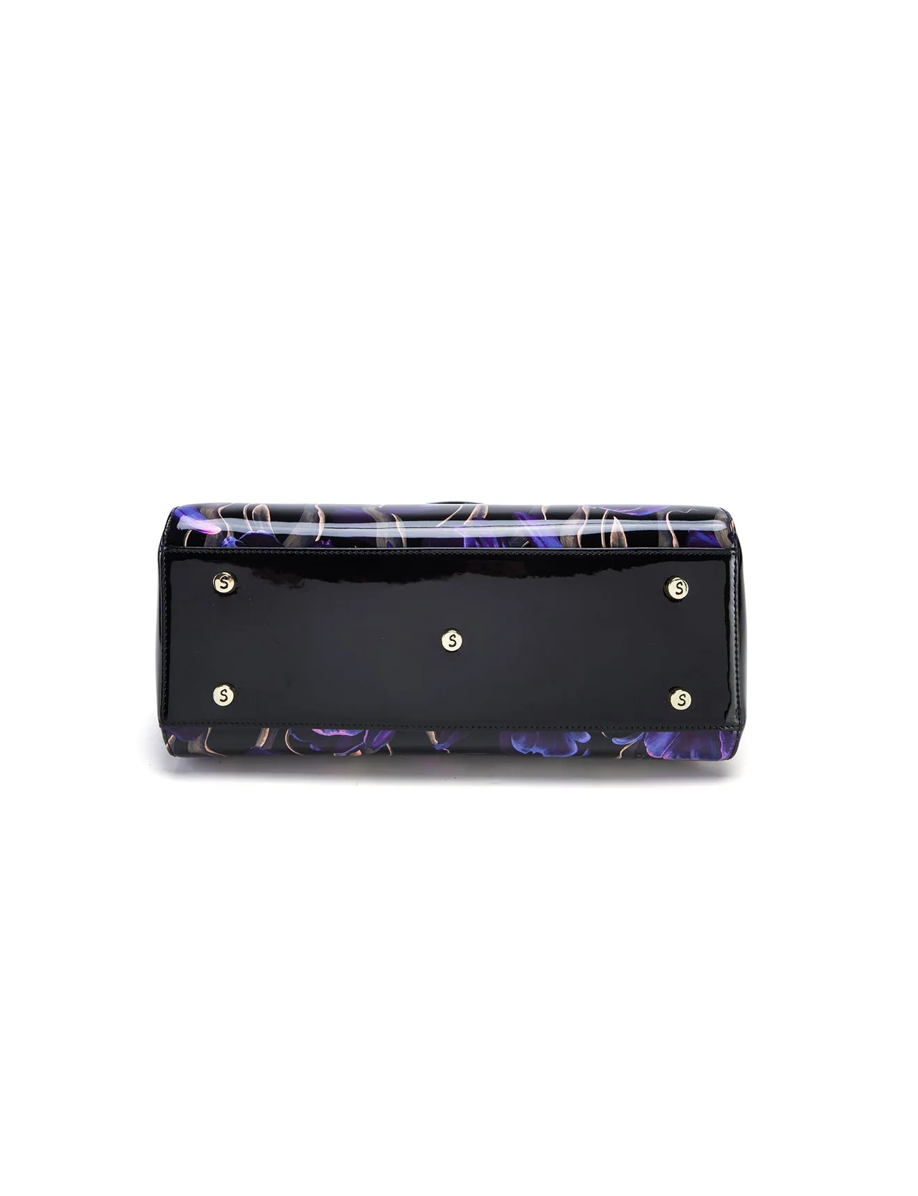 LISSE LGE PATENT LEATHER HANDBAG-SF37-7573- NEW IN
