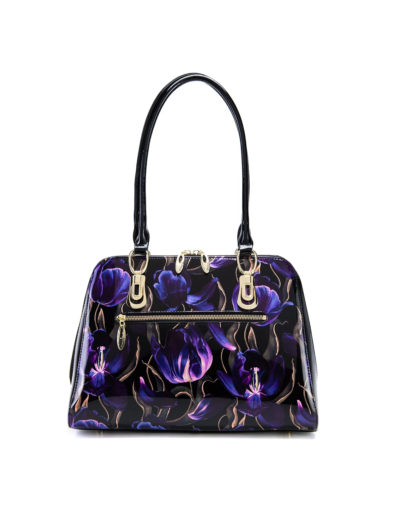 LISSE LGE PATENT LEATHER HANDBAG-SF37-7573- NEW IN