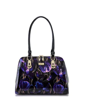 LISSE LGE PATENT LEATHER HANDBAG-SF37-7573- NEW IN