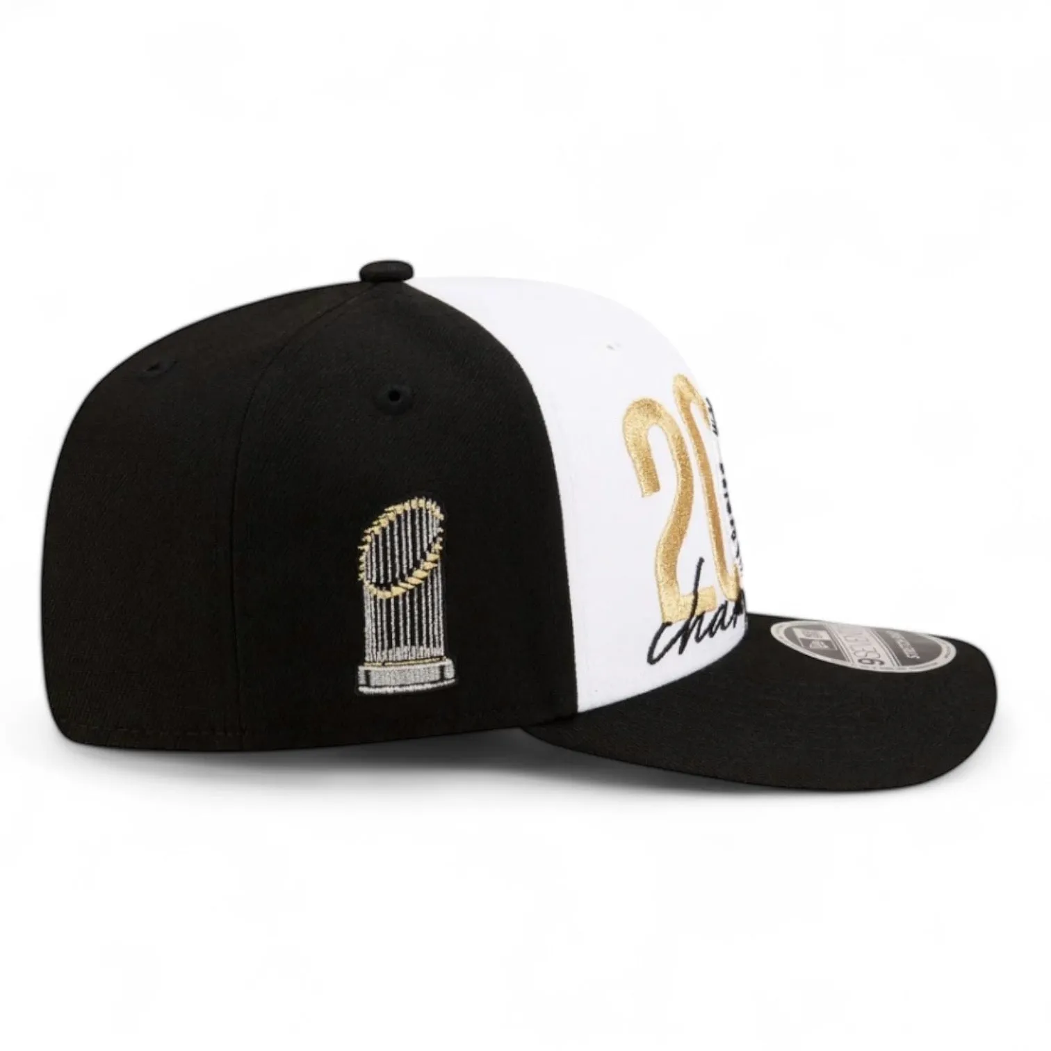 Los Angeles Dodgers New Era 2024 World Series Champions Locker Room 9SEVENTY Stretch-Snap Hat – Black