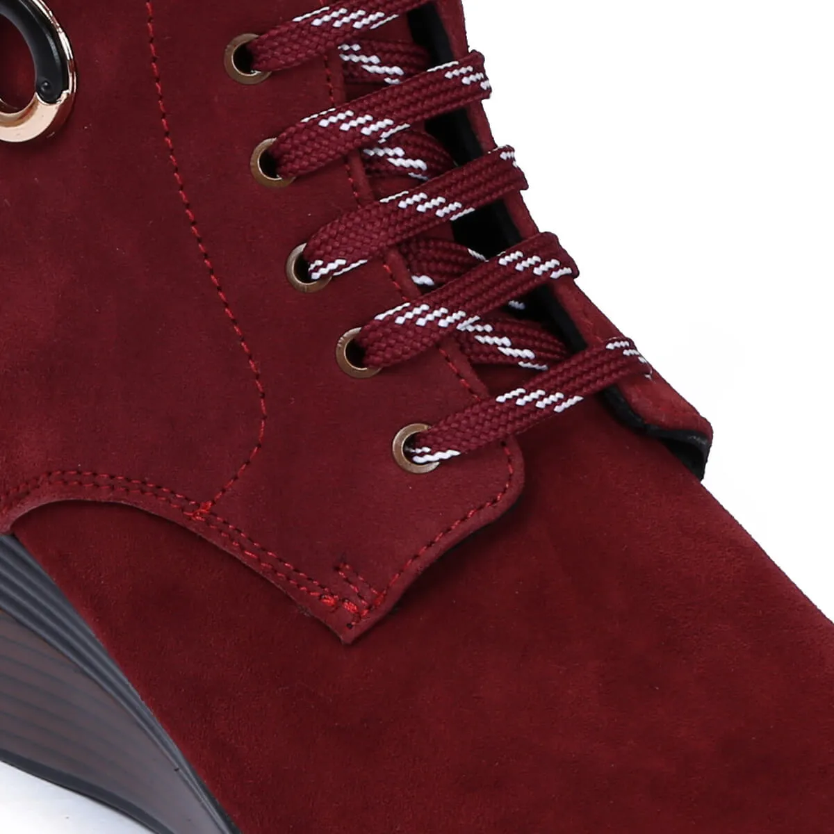 Luxurious Suede Ankle Boots for Women L-71