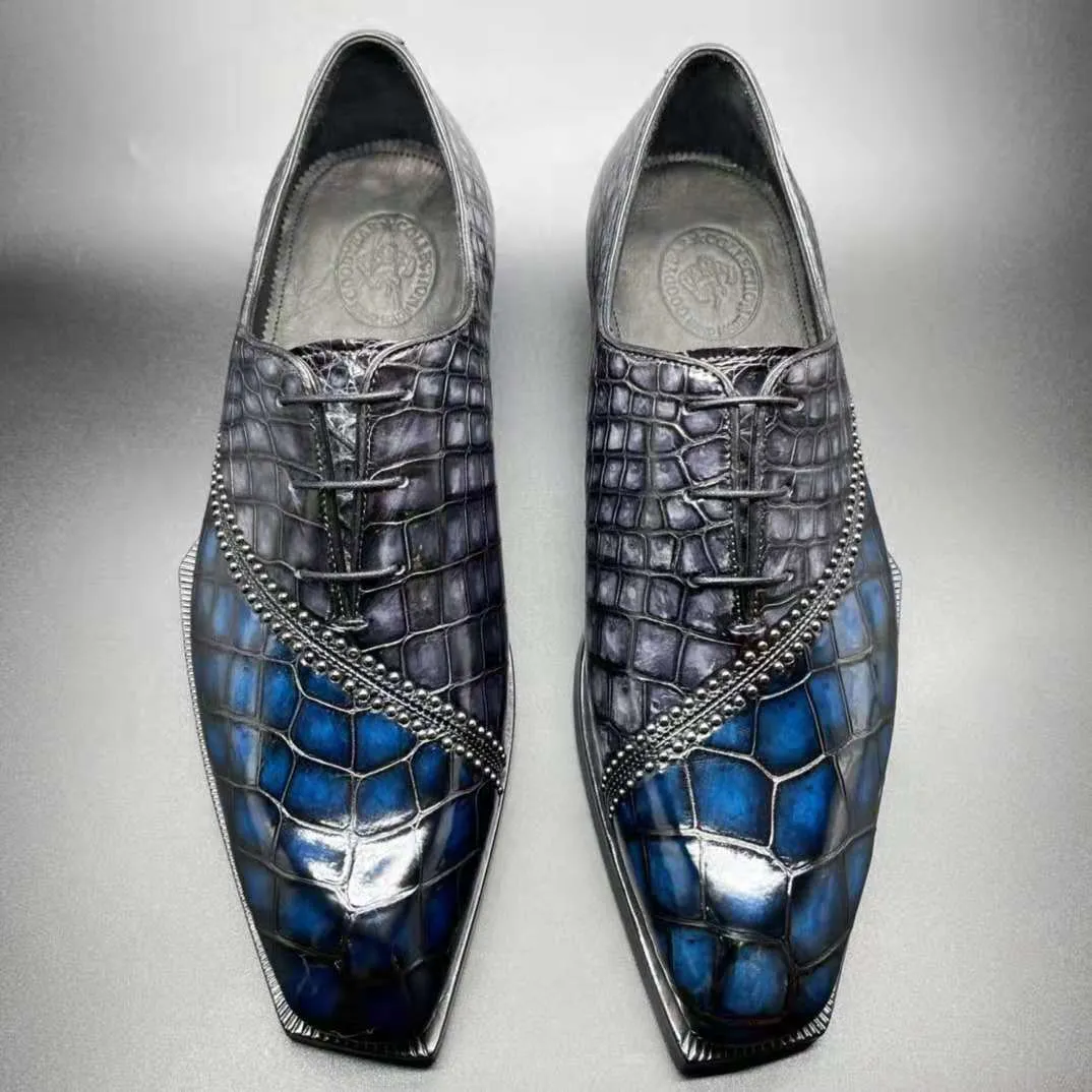 Luxury Alligator  shoes(crocodile leather)