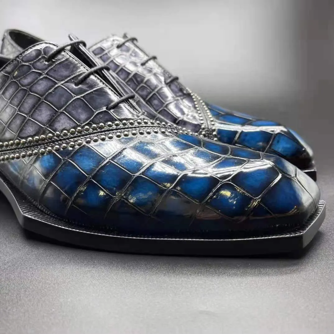 Luxury Alligator  shoes(crocodile leather)