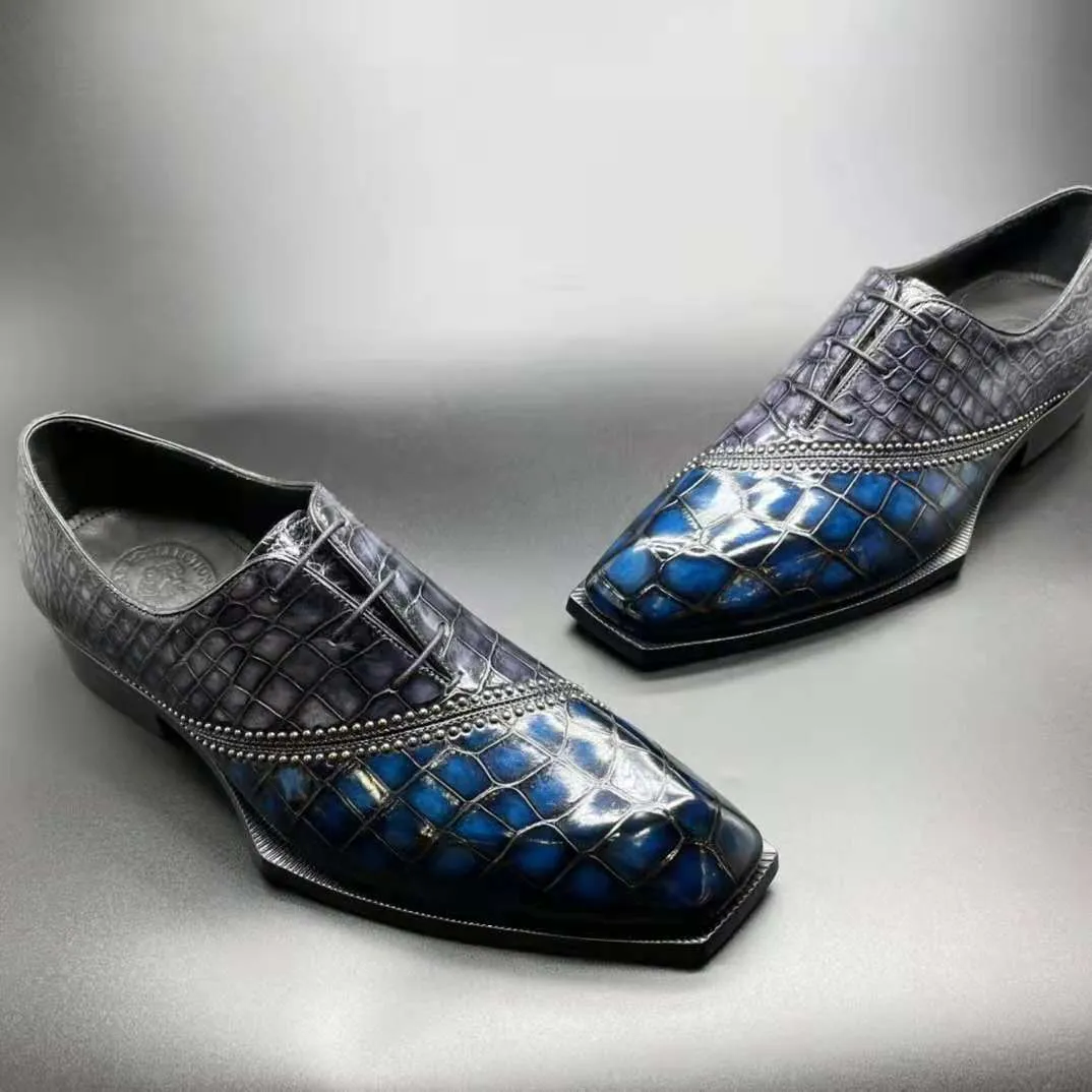 Luxury Alligator  shoes(crocodile leather)