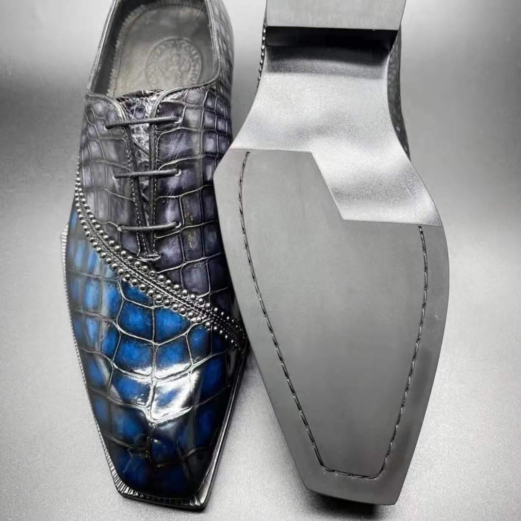 Luxury Alligator  shoes(crocodile leather)