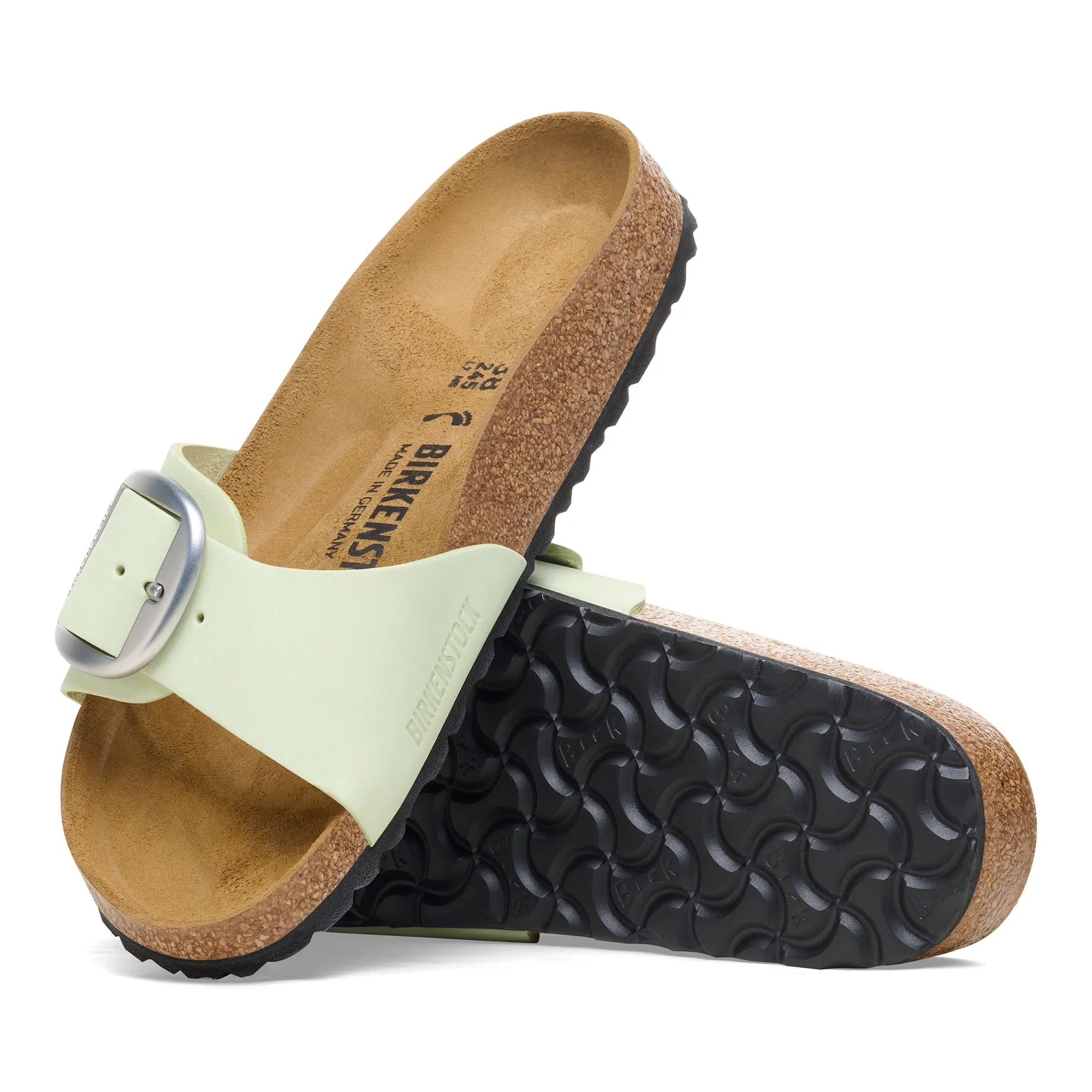 MADRID BIG BUCKLE - FADED LIME - NUBUCK