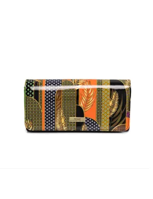 MATILDA LARGE  PATENT LEATHER WALLET WITH RFID