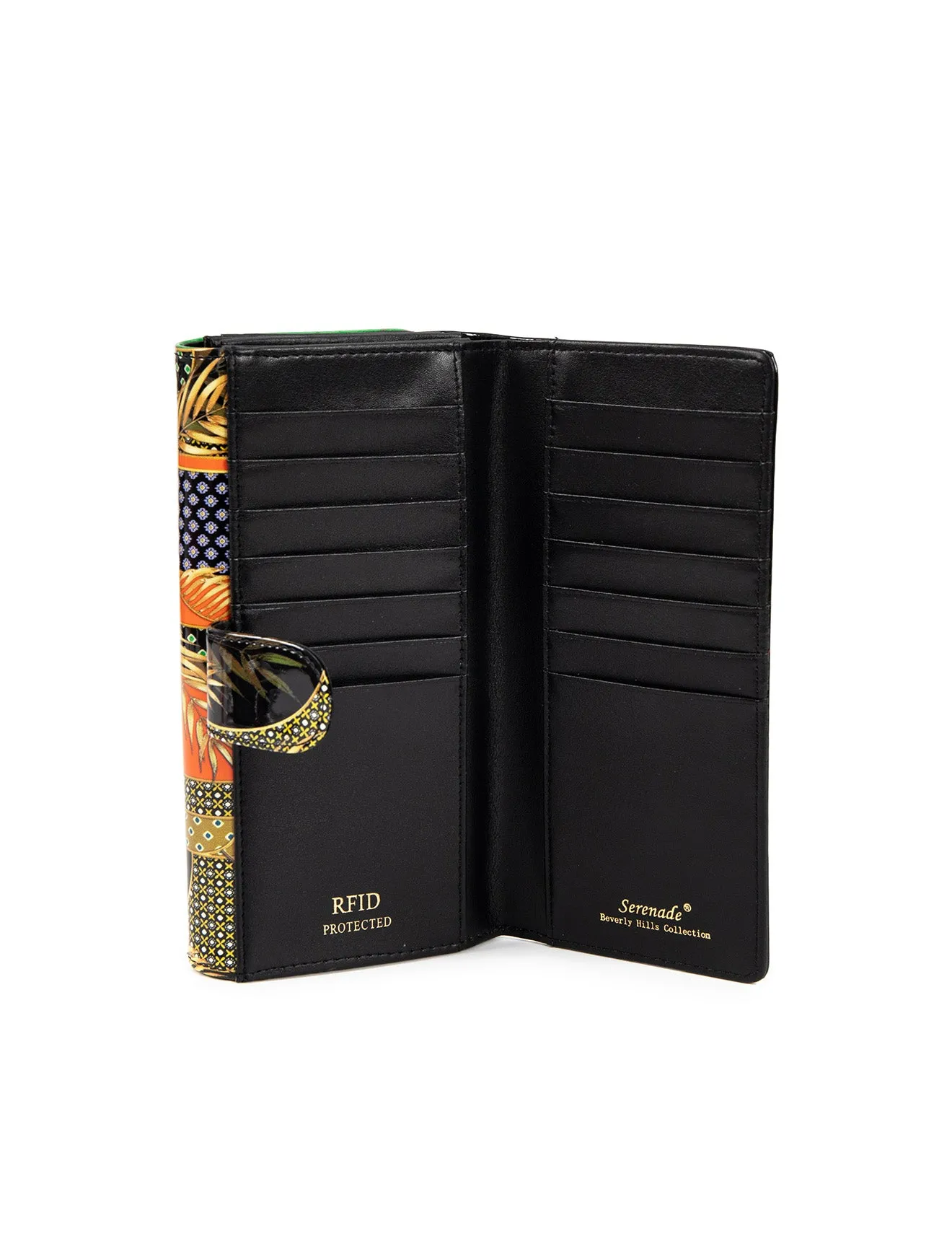 MATILDA LARGE  PATENT LEATHER WALLET WITH RFID