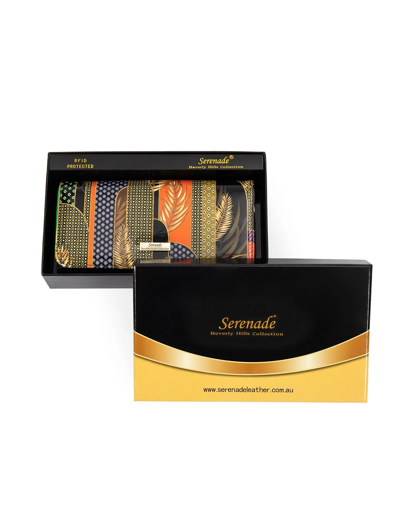 MATILDA LARGE  PATENT LEATHER WALLET WITH RFID