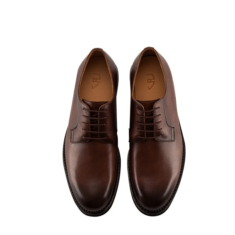 Men's casual business handmade leather shoes