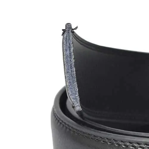 Mens Fashion Genuine Leather Belts Business Metal Automatic Buckle Strap Jeans Waistband