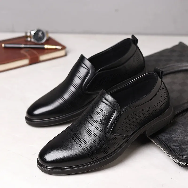 Men's Formal Banker Slip on MF80 - Black