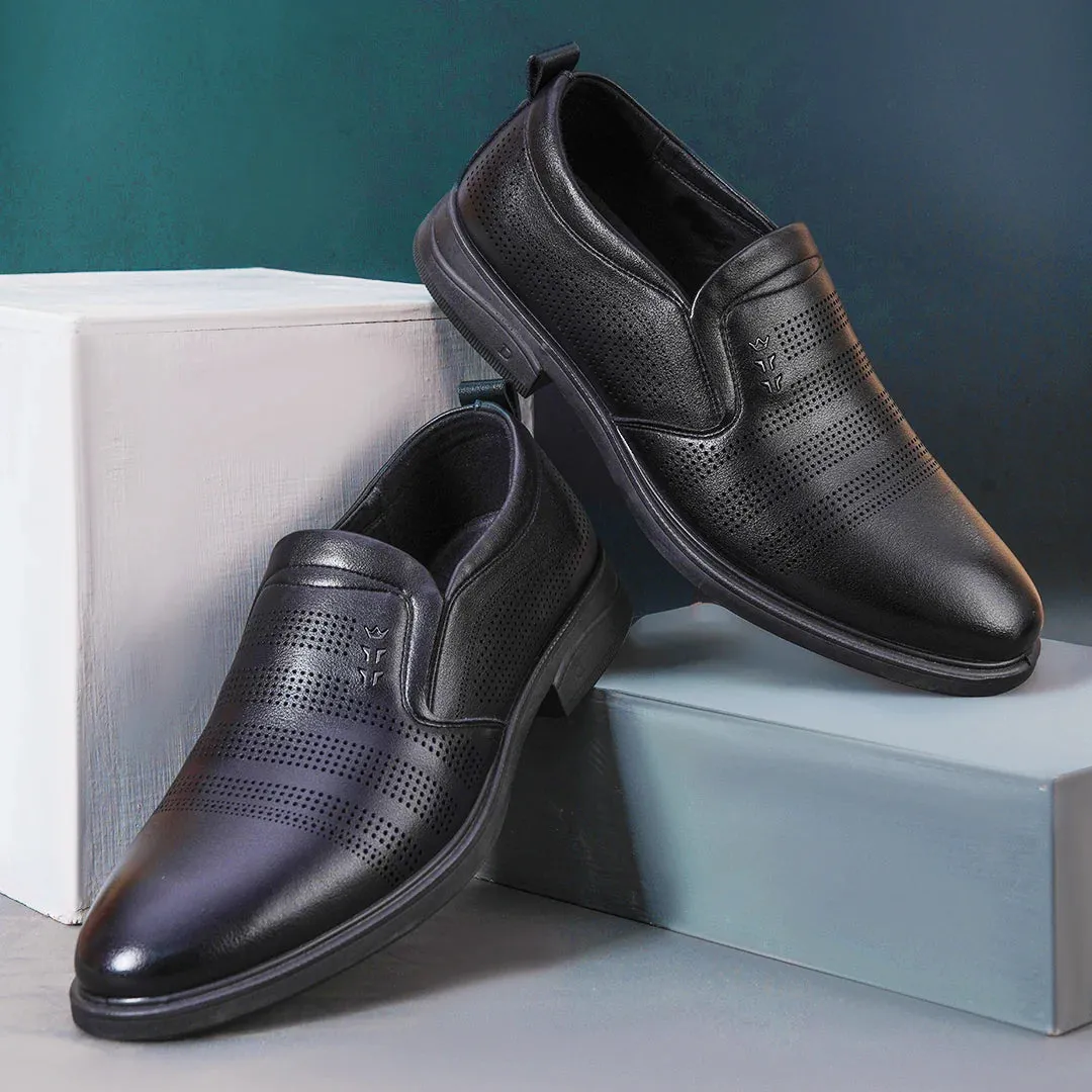 Men's Formal Banker Slip on MF80 - Black