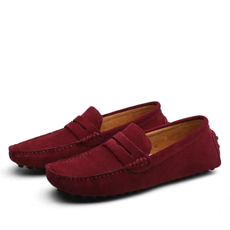 Men's Genuine Leather Peas Shoes