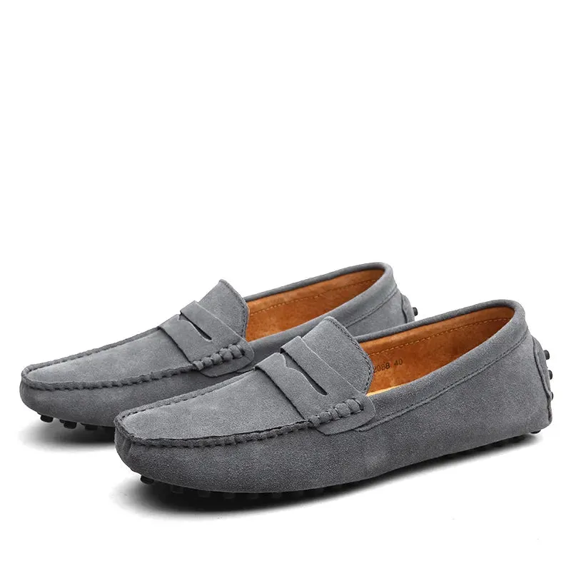 Men's Genuine Leather Peas Shoes