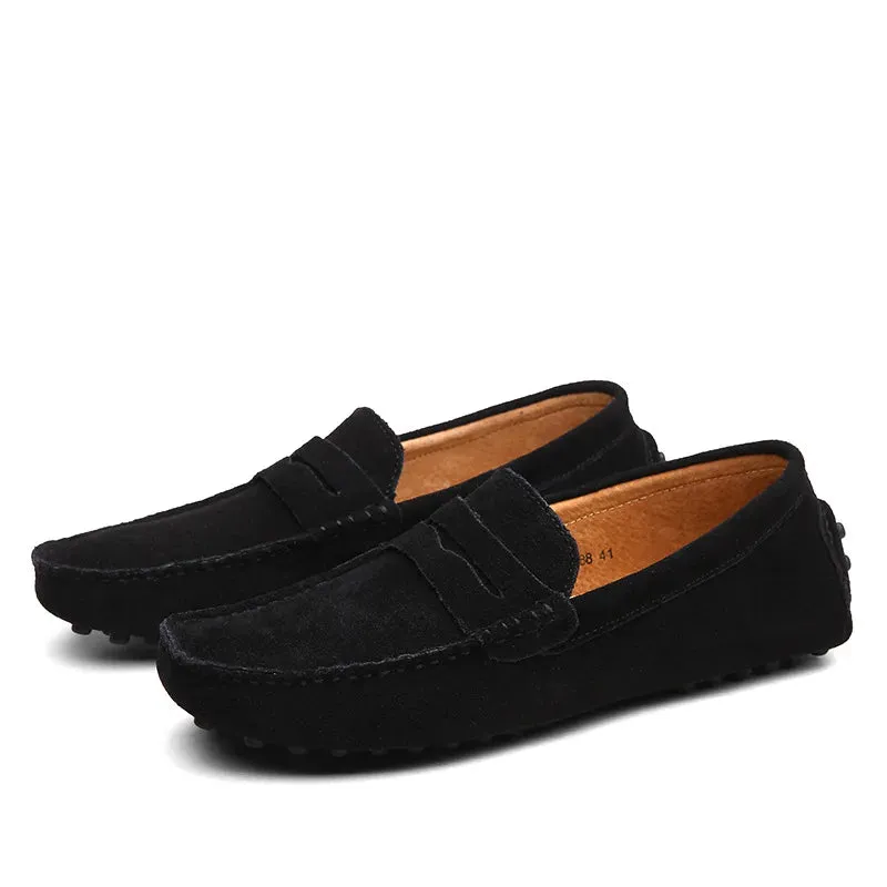 Men's Genuine Leather Peas Shoes
