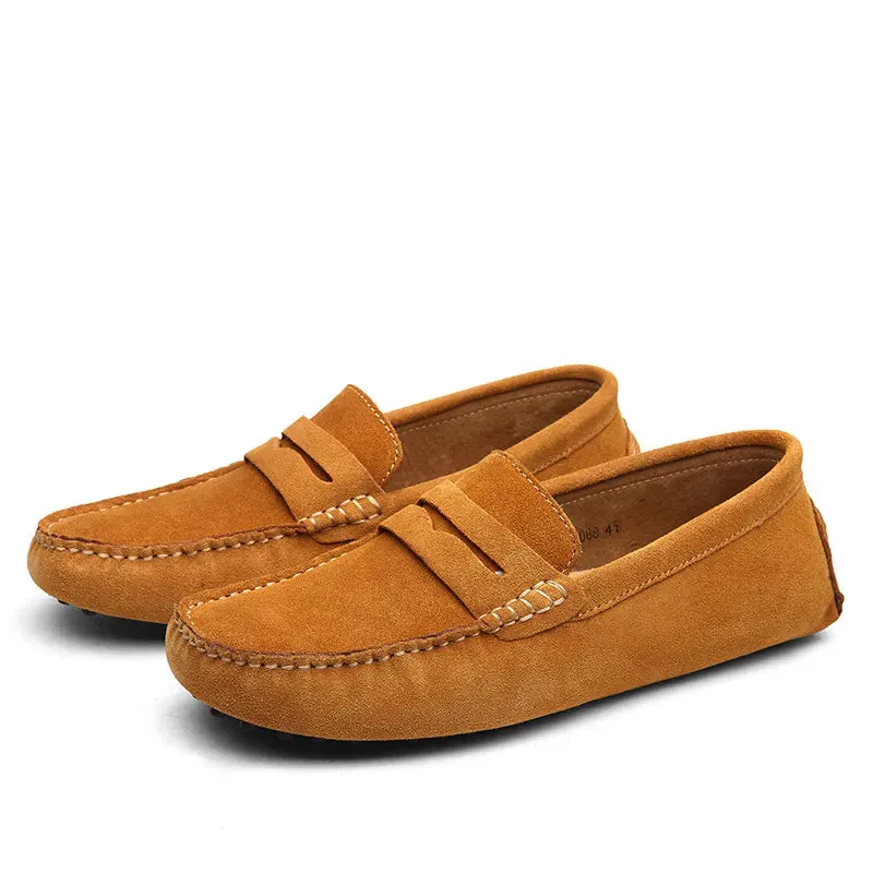 Men's Genuine Leather Peas Shoes