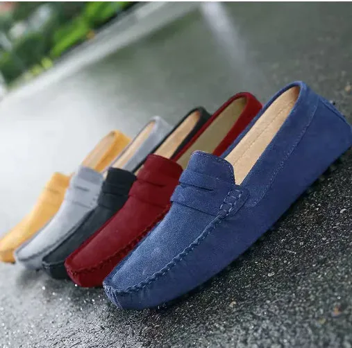Men's Genuine Leather Peas Shoes