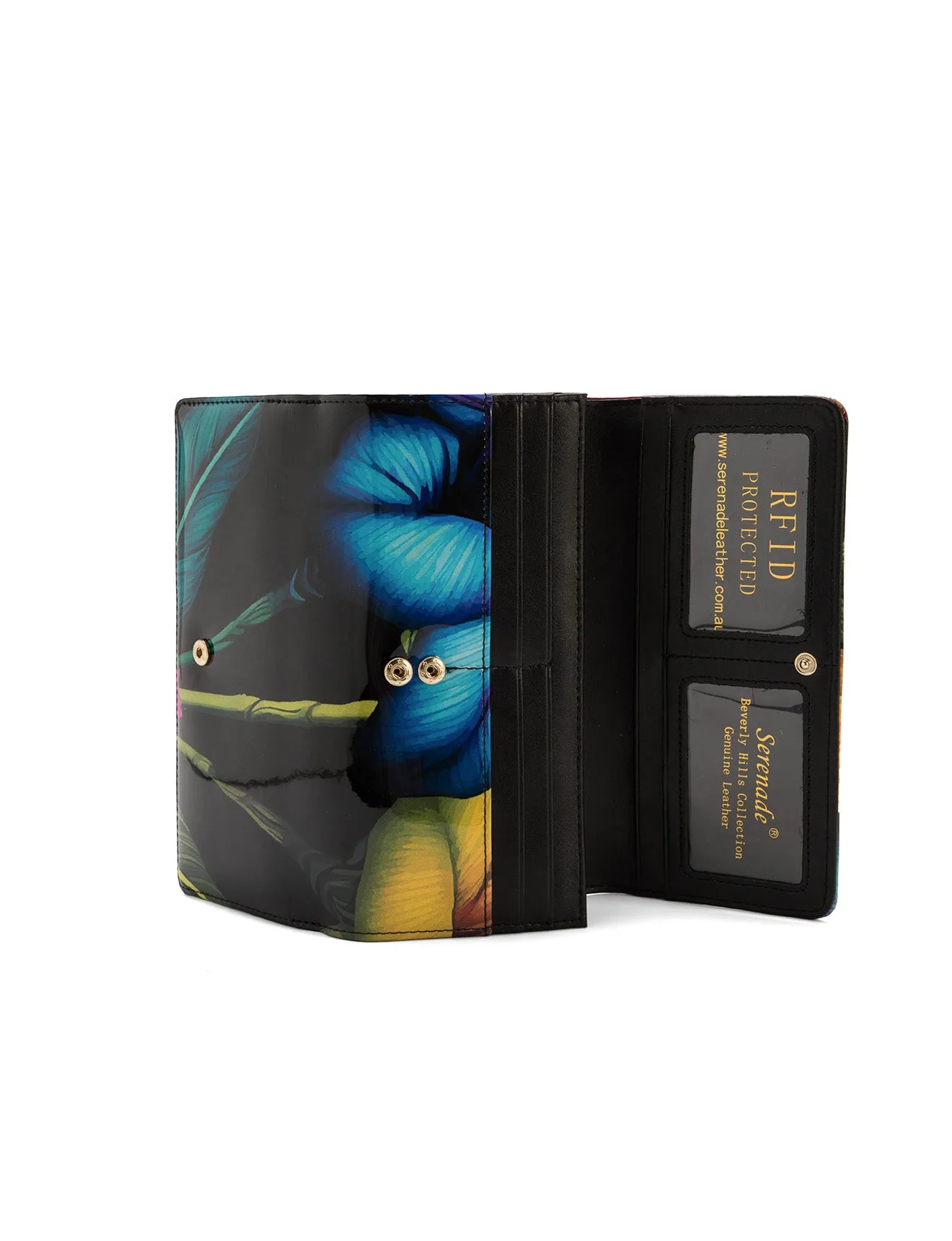 MILA LARGE LEATHER RFID WALLET-WSN8401- NEW IN