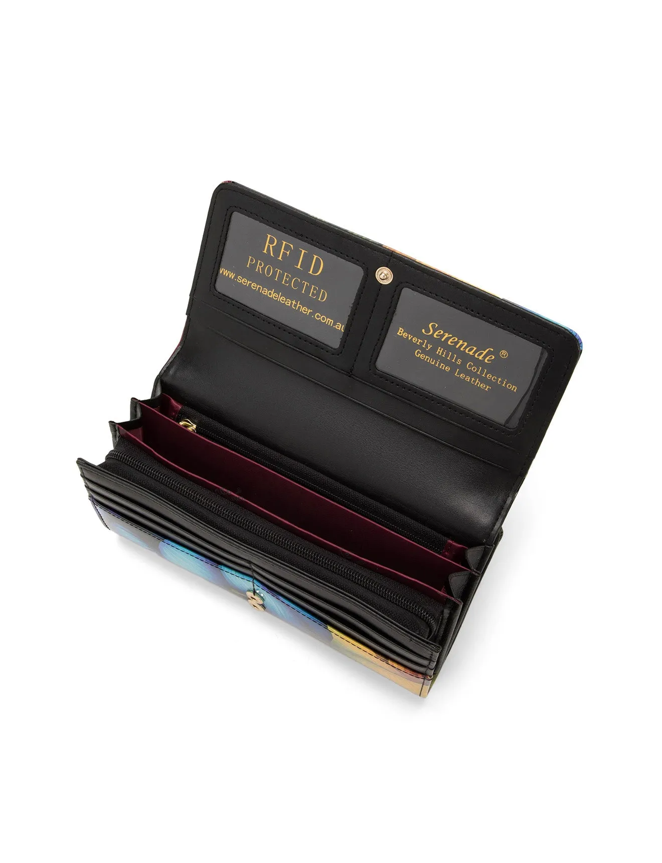 MILA LARGE LEATHER RFID WALLET-WSN8401- NEW IN