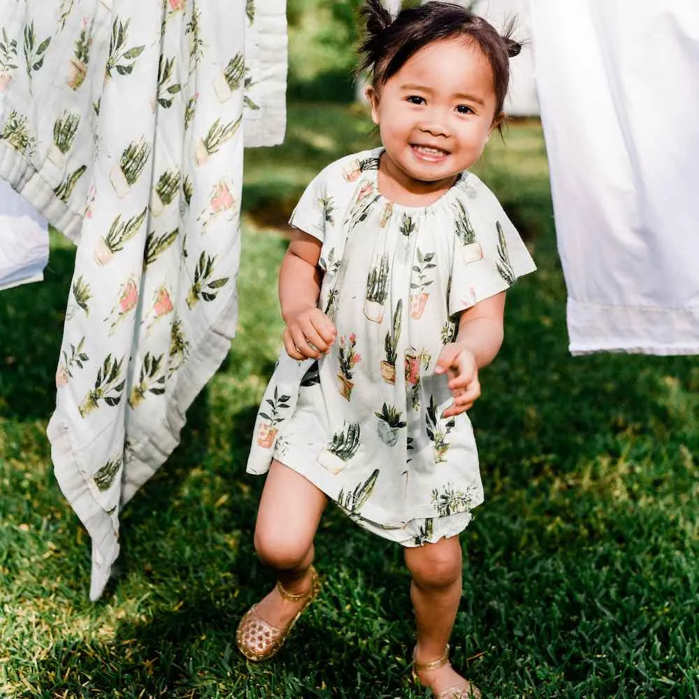 Milkbarn Dress & Bloomer Set