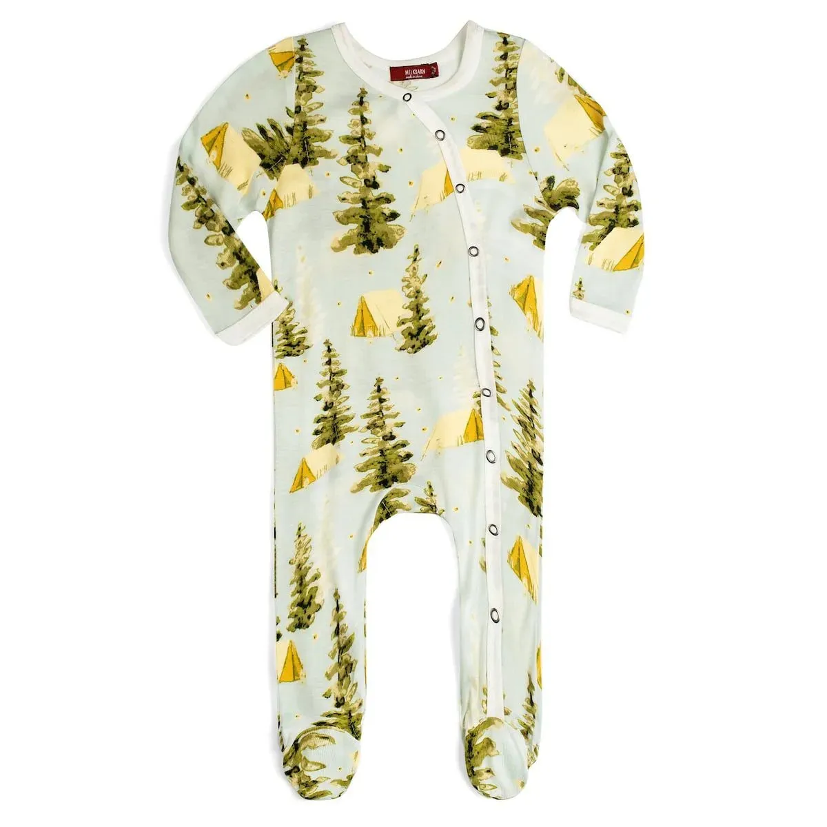 Milkbarn Organic Footed Romper - Multiple Styles