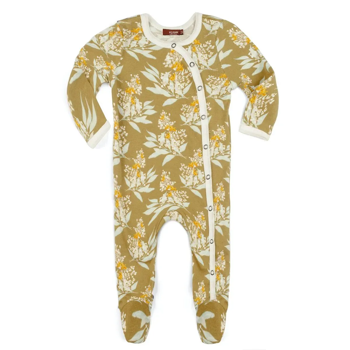 Milkbarn Organic Footed Romper - Multiple Styles