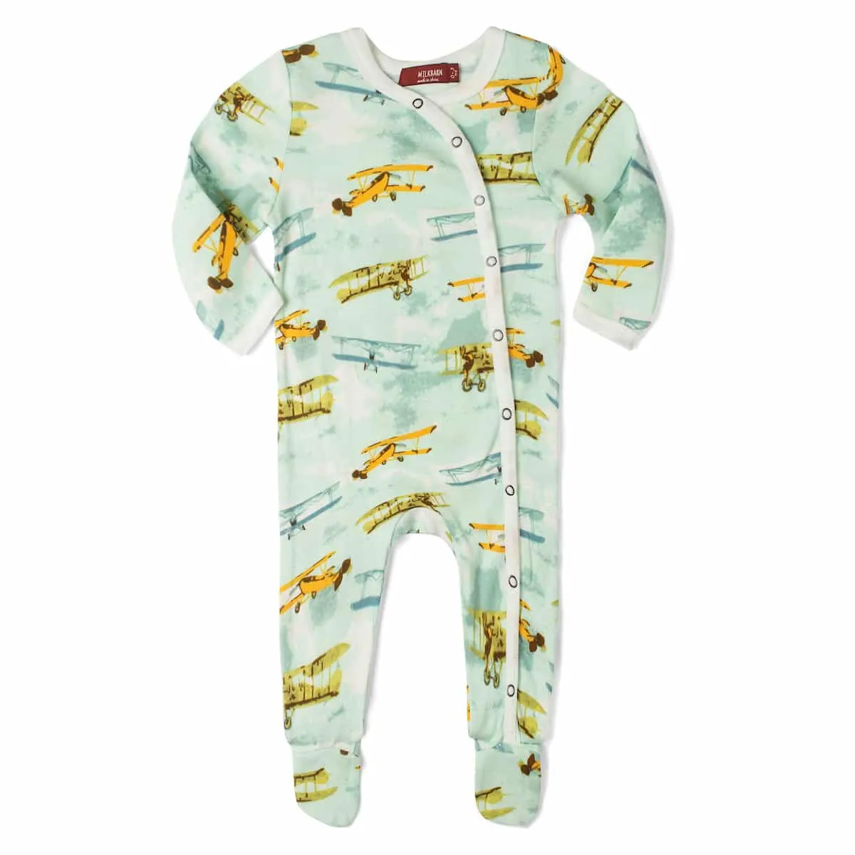 Milkbarn Organic Footed Romper - Multiple Styles