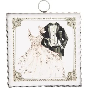 Mini Wedding Dress Print