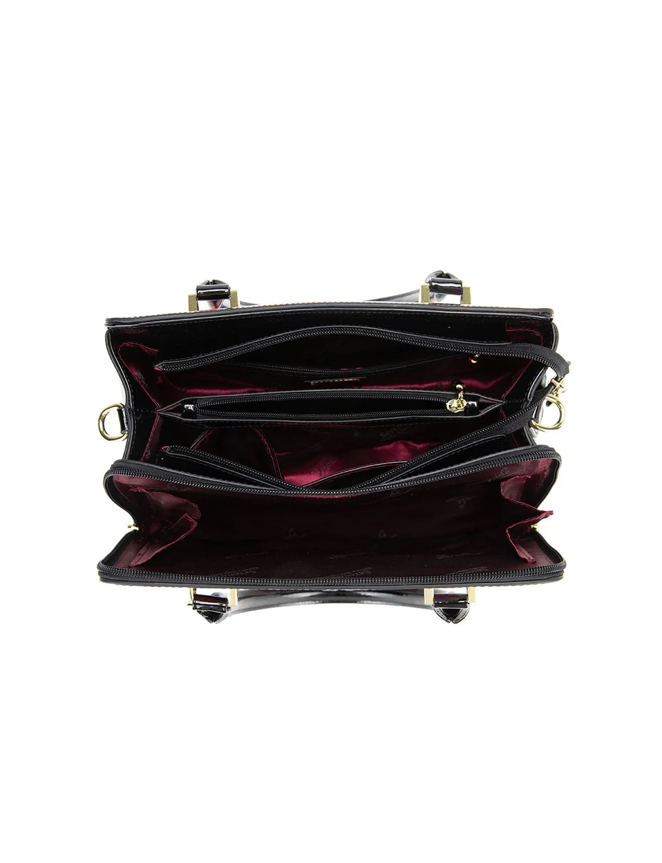 MIYUKI LEATHER GRIP HANDLE BAG- SF12-0343