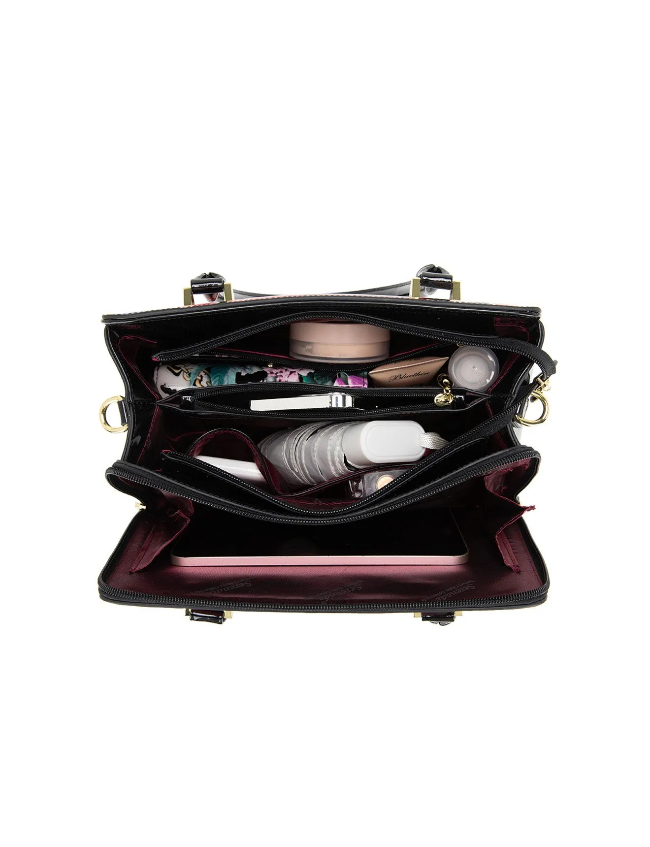 MIYUKI LEATHER GRIP HANDLE BAG- SF12-0343