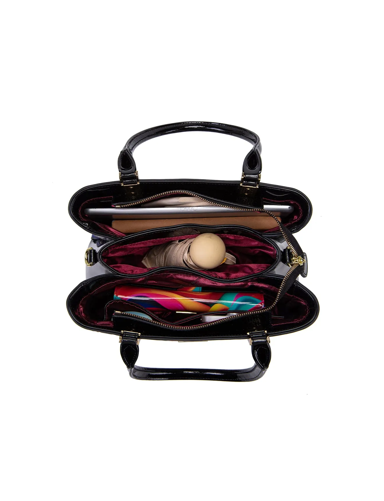 NATSUMI GRIP HANDLE  LEATHER BAG-SF13-0378-SALE
