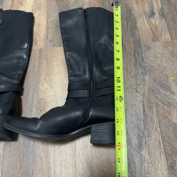 Naturalizer Women's Knee HighBoots Black Leather Size 8.5