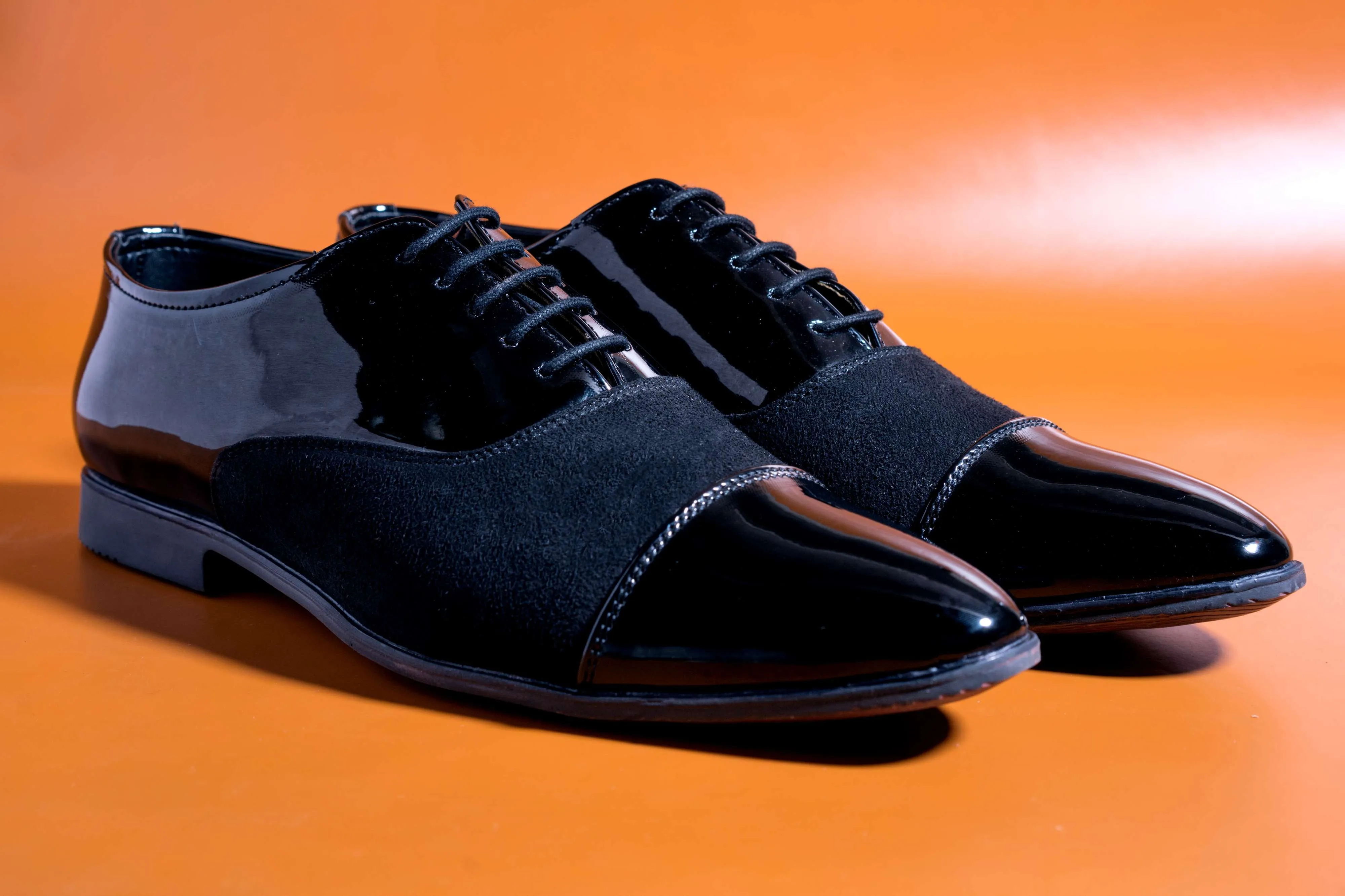 New Trendy Elegant And Classy Shiny Formal Suede Shoes For Men-JonasParamount
