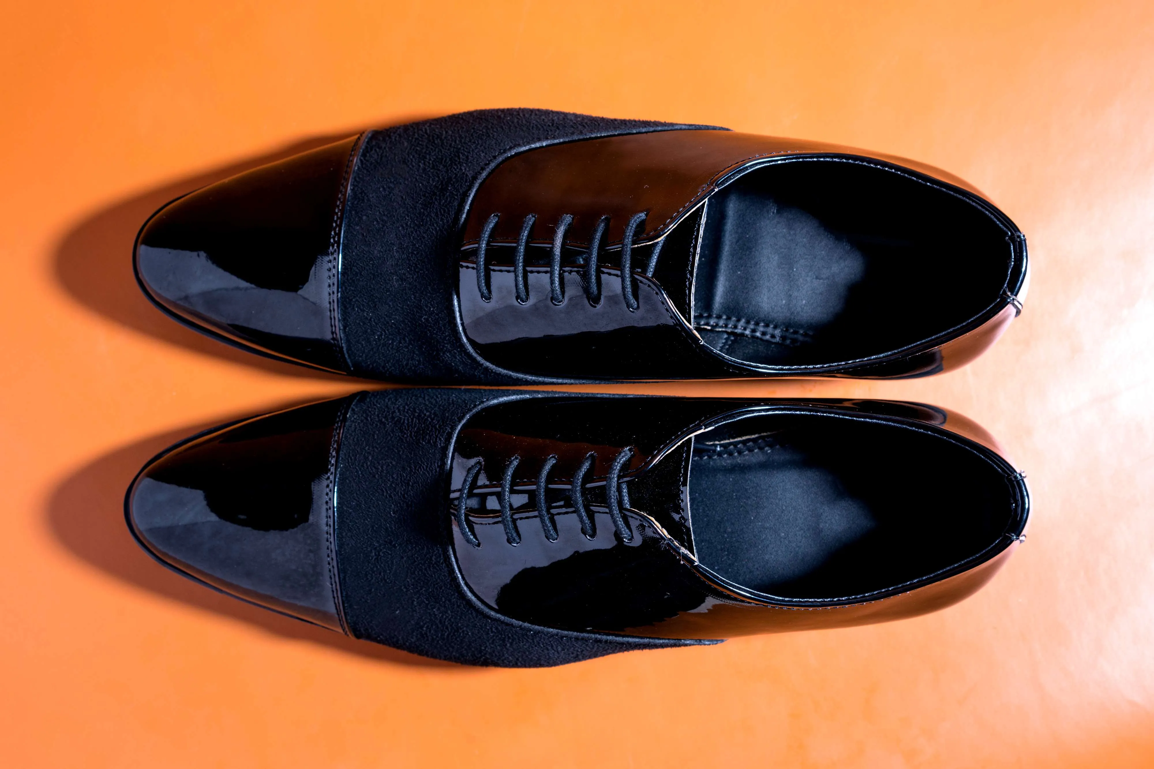 New Trendy Elegant And Classy Shiny Formal Suede Shoes For Men-JonasParamount