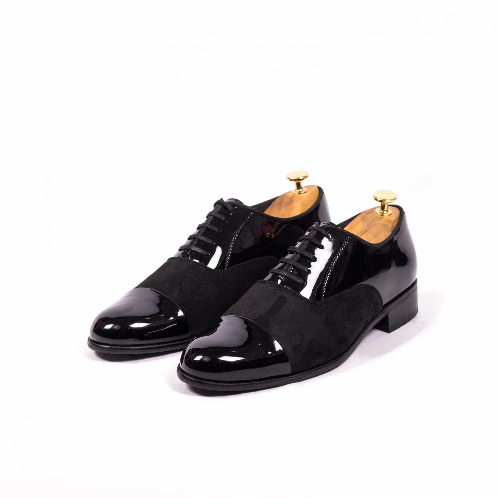 New Trendy Elegant And Classy Shiny Formal Suede Shoes For Men-JonasParamount