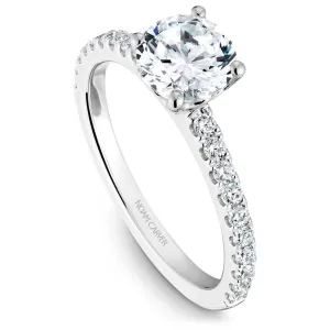 Noam Carver 14kt White Gold Round Solitaire