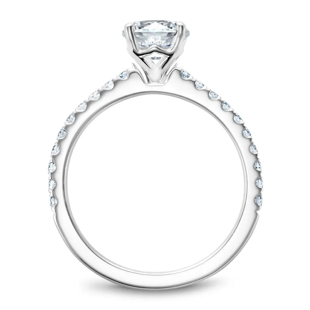 Noam Carver 14kt White Gold Round Solitaire