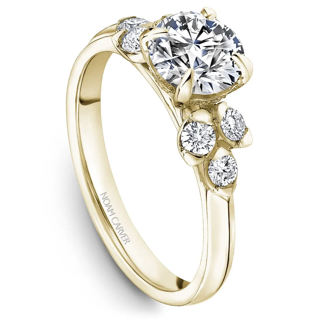 Noam Carver 14kt Yellow Gold 1.00ct Round Multi-Stone