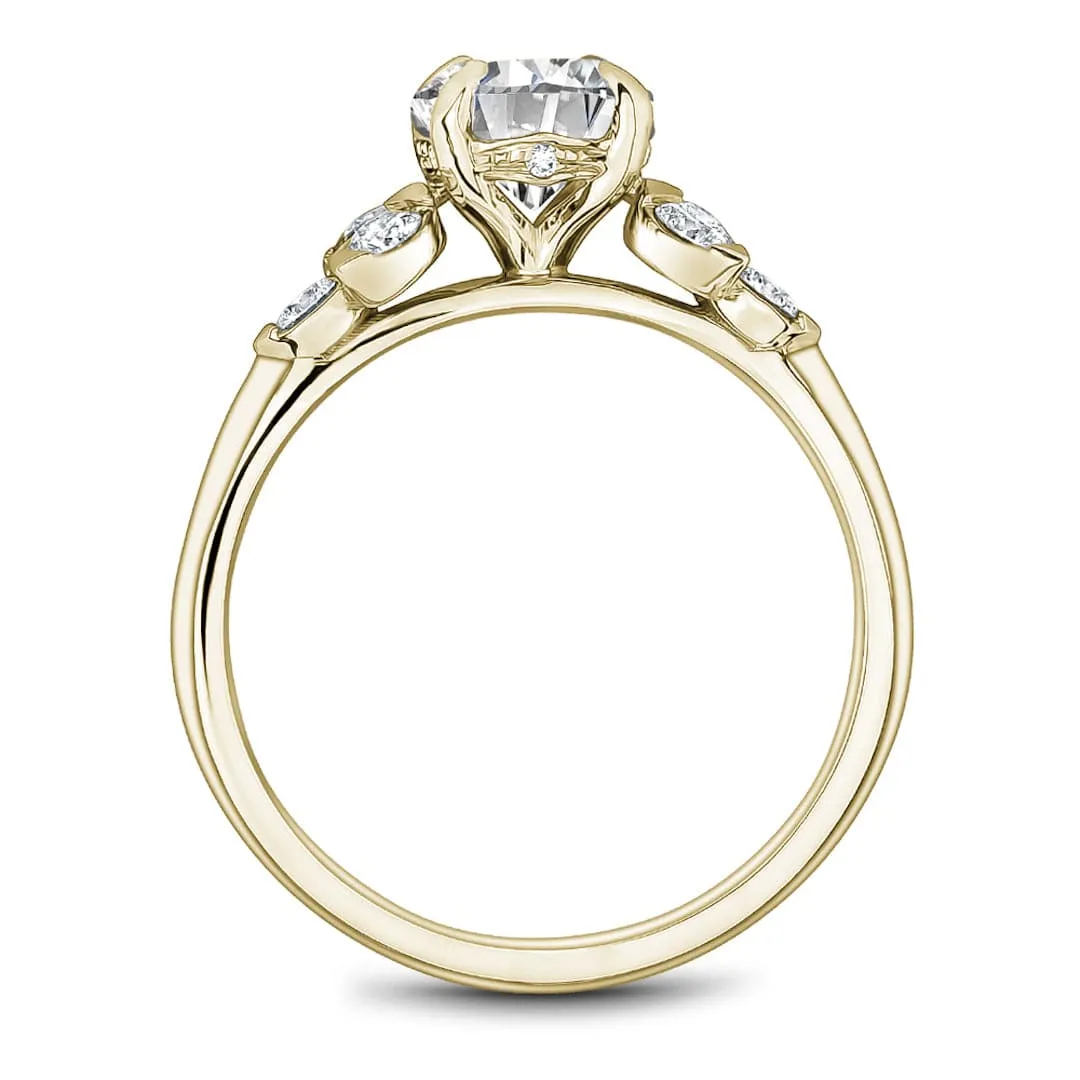 Noam Carver 14kt Yellow Gold 1.00ct Round Multi-Stone